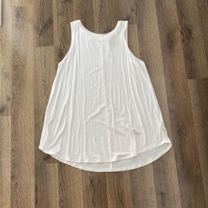 Old Navy Luxe White Sleeveless Tank Blouse size S NWT